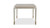 Carina Rectangular Pearl Finish Dining Table