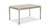 Carina Rectangular Pearl Finish Dining Table