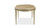 Champagne gold base enhances elegance and luxury appeal Dining Table