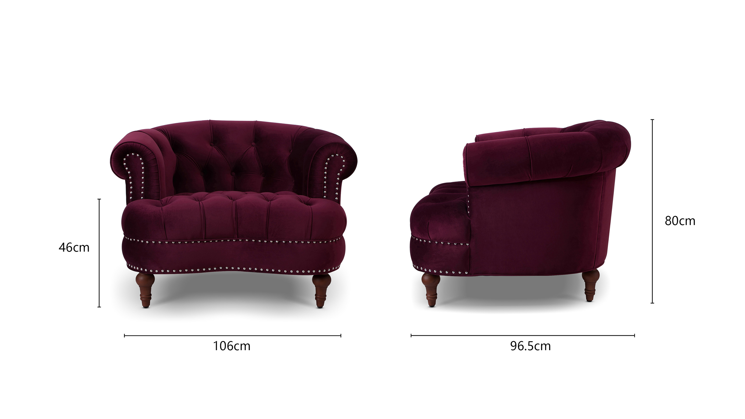 La Rosa Tufted Accent Chair La Rosa Tufted Accent Chair