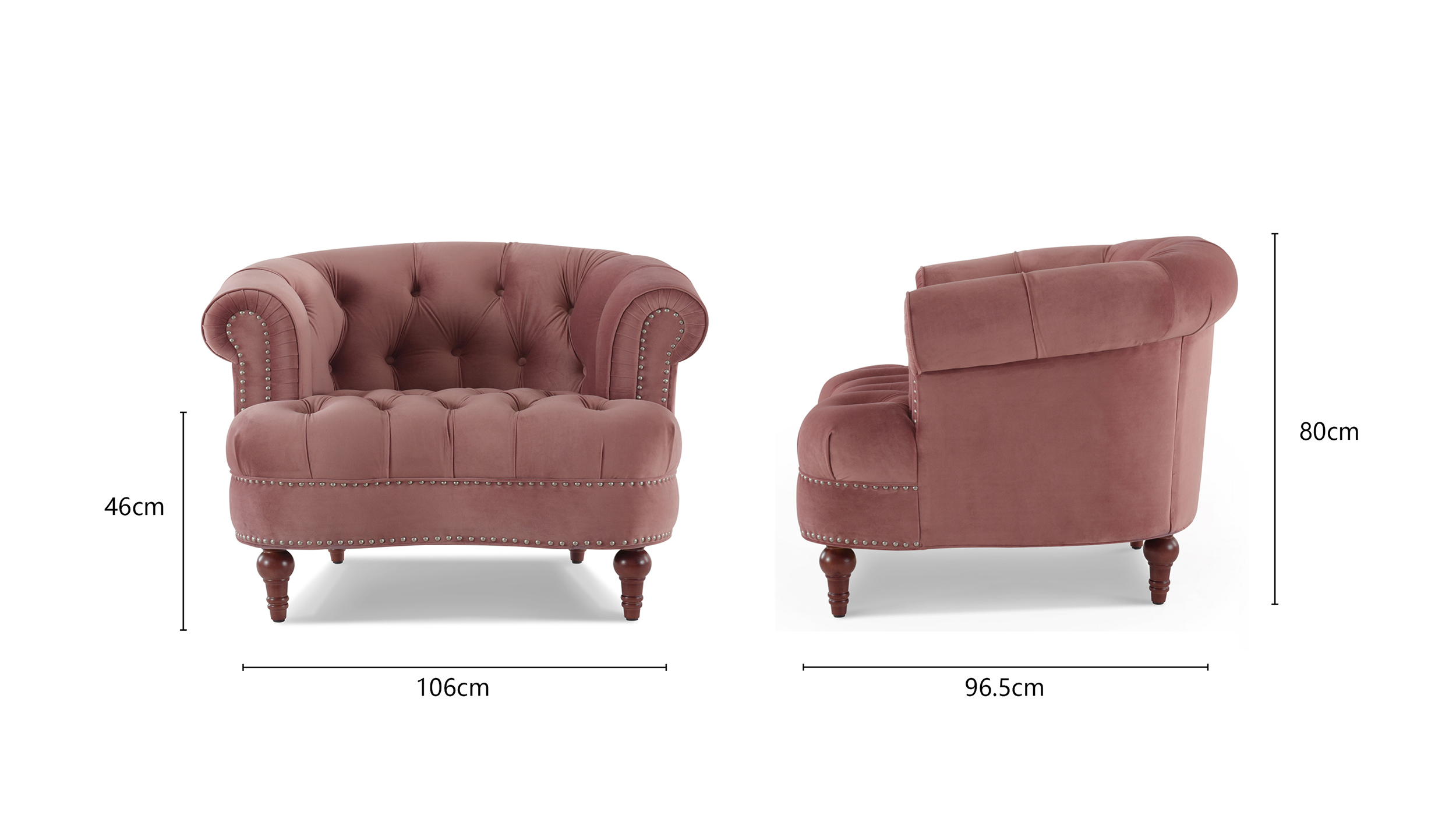 La Rosa Tufted Accent Chair