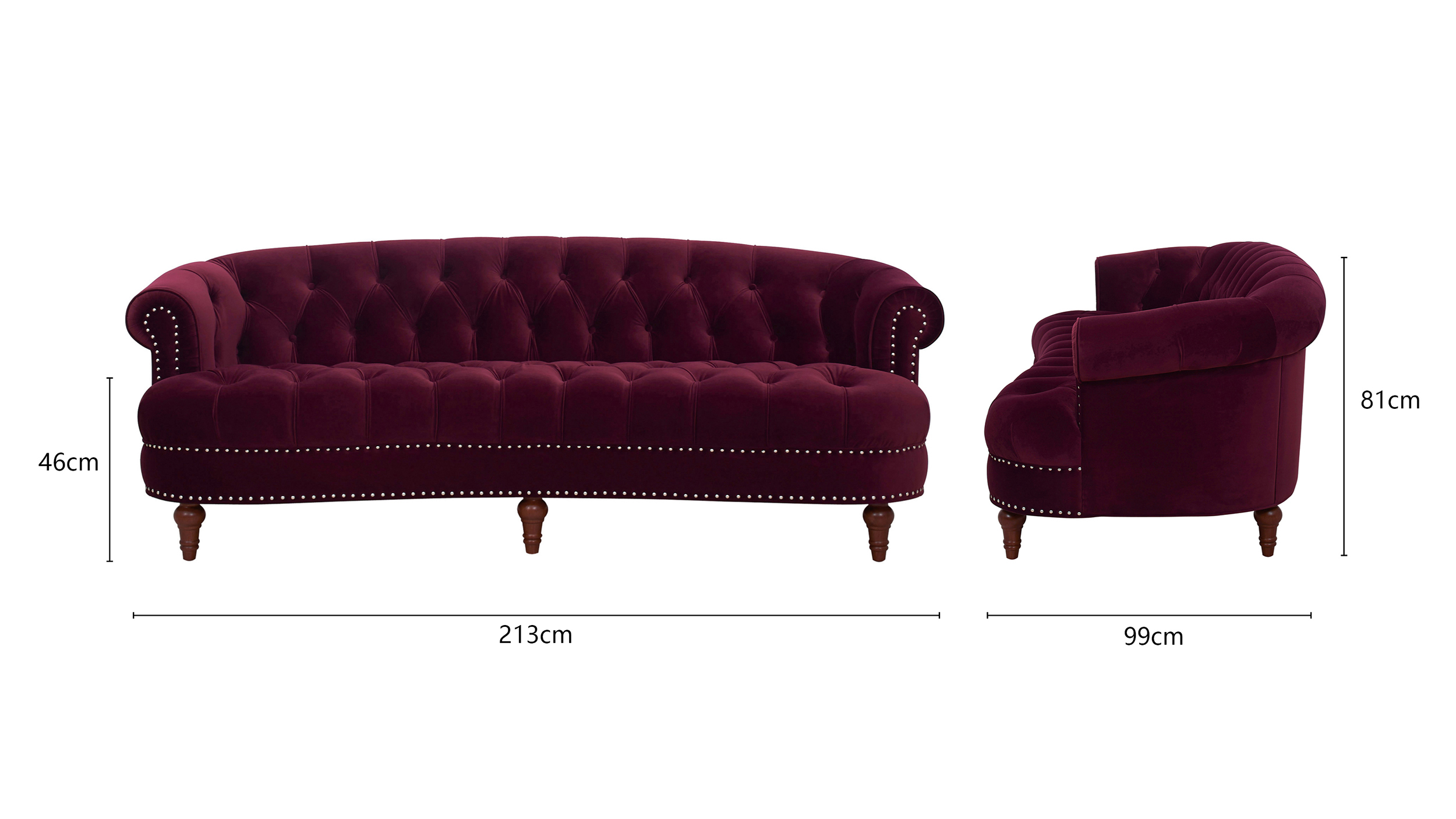 La Rosa Chesterfield Sofa