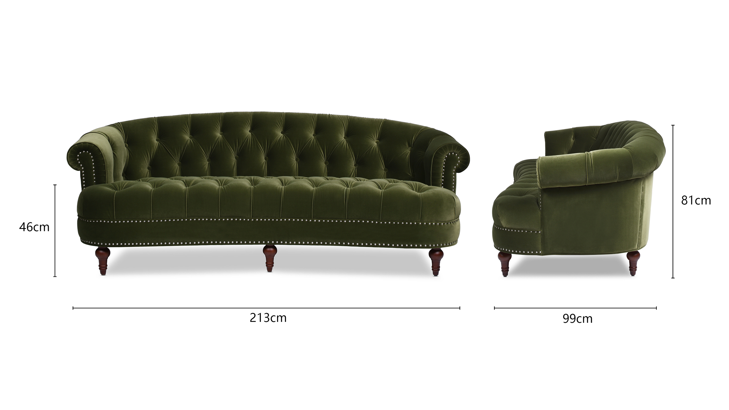 La Rosa Chesterfield Sofa