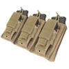 Triple Kangaroo Mag Pouch - Tan