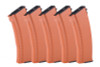 E&L AK74 120 Round Mid-Cap Magazine Set- Bakelite Orange - Single