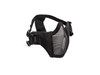 ASG Metal mesh mask with cheek pads, Black