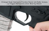 UTG® AR15 Oversized Trigger Guard, Matte Blue