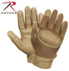 Rothco Carbon Fiber Hard Knuckle Cut/Fire Resistant Gloves | Coyote