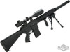 Matrix Full Size SR25 Precision Rifle Airsoft AEG (Model: Metal Receiver / Black)