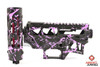 Mac Customs HPA Cerkote M4 Receiver kit - Black with Pink Splash