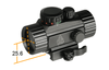 UTG 3.9" Compact ITA Red/Green Circle Dot Sight with Integral QD Picatinny Mount -- SCP-RG40CDQ