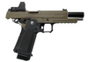 ARCTURUS Vanguard 5" Hi-Capa GBB Pistol w/Optics Ready Slide & ARS-1 Red Dot Combo BLK-TAN