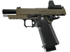 ARCTURUS Vanguard 4.3" Hi-Capa GBB Pistol w/Optics Ready Slide & ARS-1 Red Dot Combo BLK-TAN