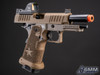 6mmProShop x Staccato C2 Compact 2011 Gas Blowback T8 Airsoft Pistol (Color: Tan / Green Gas / Gun Only)