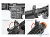 EMG x Daniel Defense DDM4 RIII CGS Series Gas Blowback Airsoft Rifles - CYMA (Model: MK18 / FDE)