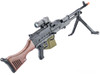 Cybergun x FN M240 Bravo Airsoft AEG Machine Gun w/ Box Magazine (Model: Wood Stock)
