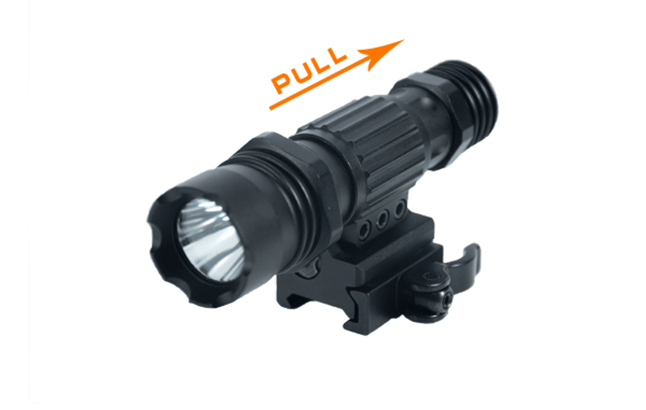 UTG Flip-to-Side 25mm/1" Tactical Flashlight Ring w/QD Mount