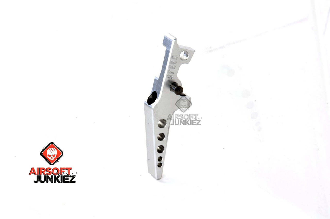 SPEED Airsoft M4 Flat Tunable Trigger Silver