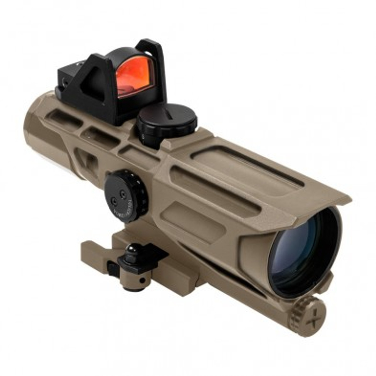 GEN3 USS 3-9X40 Scope w/Red Dot/MIL-DOT -- Tan