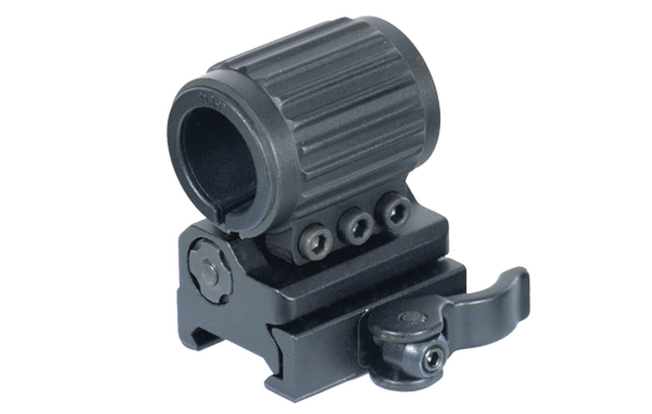 UTG Flip-to-Side 27mm Tactical Flashlight Ring w/QD Mount