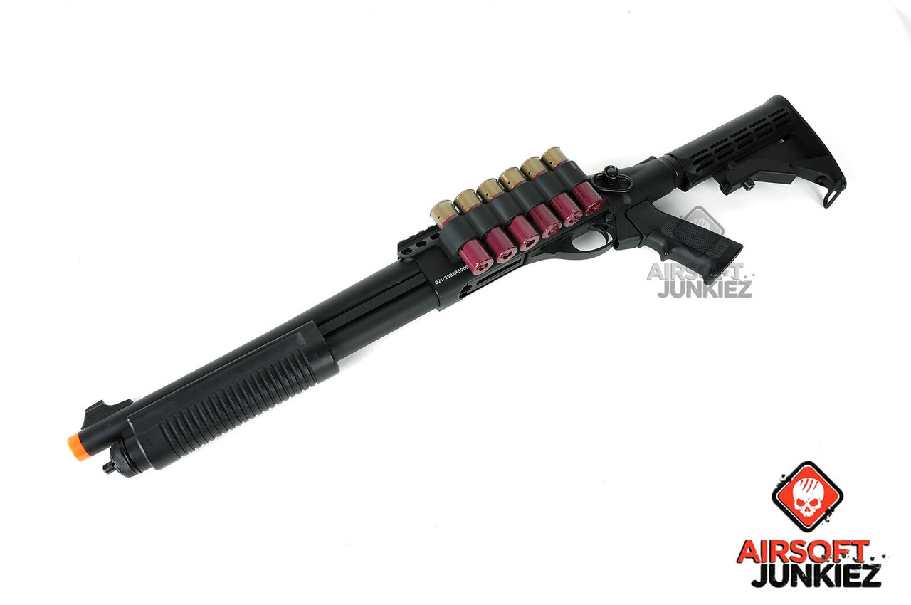 Swiss Arms M870 Airsoft Full Metal Spring Pump-action Shotgun