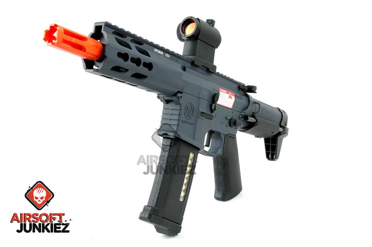 Krytac Full Metal Trident MKII PDW Airsoft AEG Rifle - Combat Grey