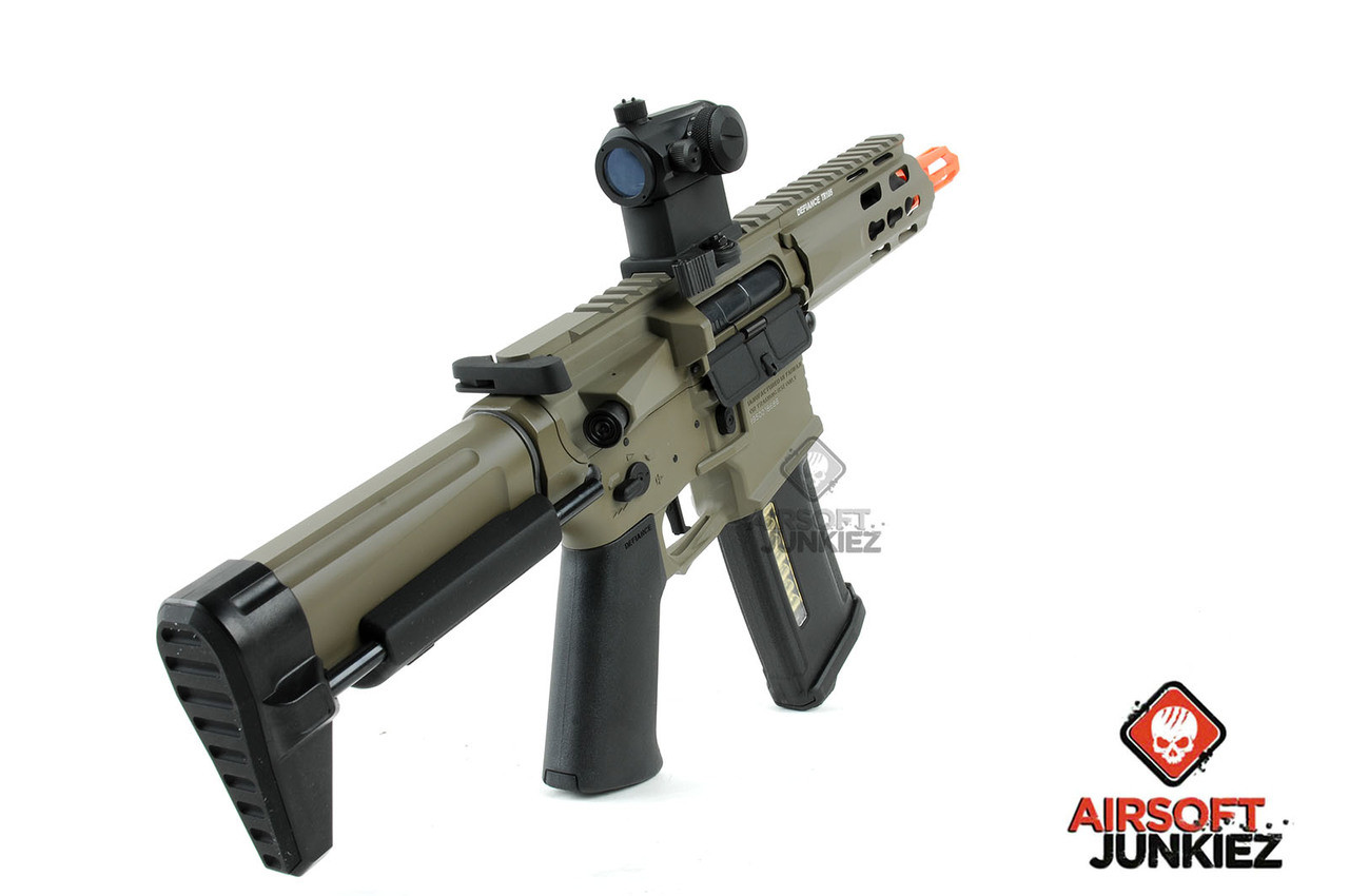 Krytac Full Metal Trident PDW Airsoft AEG Rifle -Dark Earth