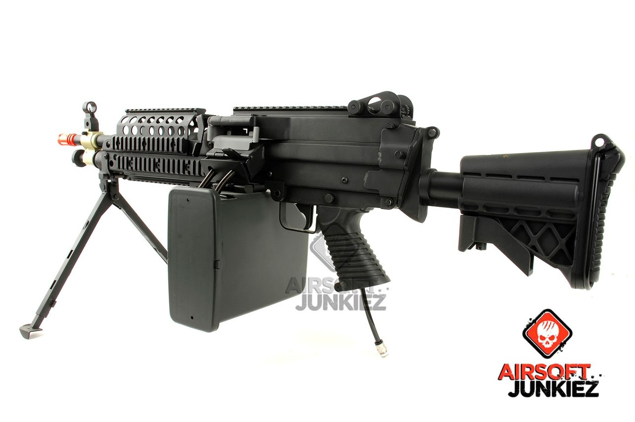 Airsoftjunkiez Custom MK46 with Box Mag