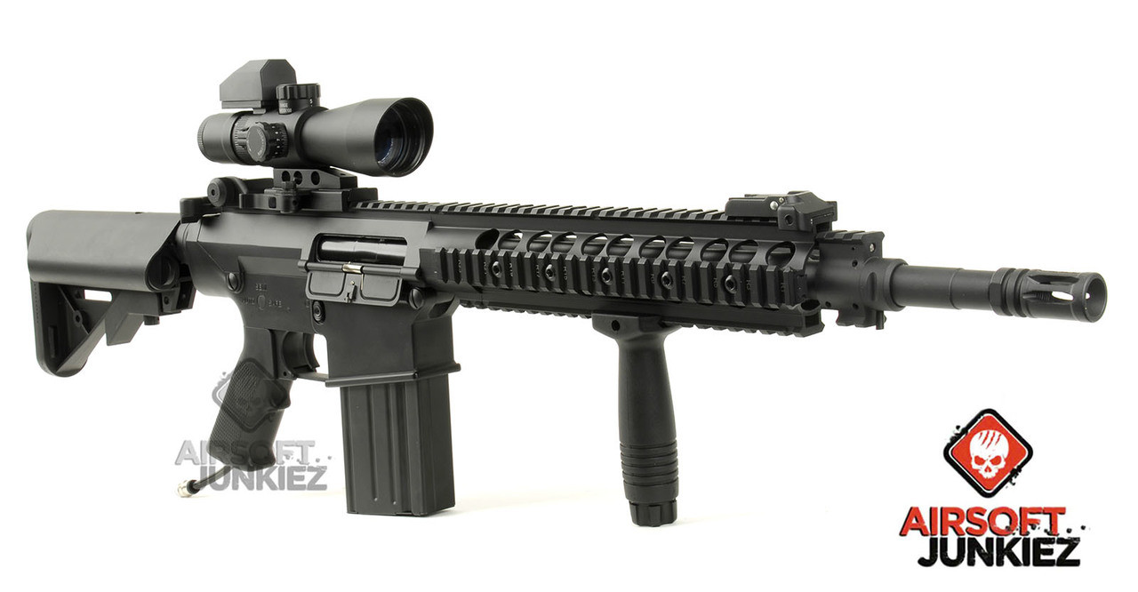 Airsoftjunkiez Custom HPA SR25K DMR Package Tan