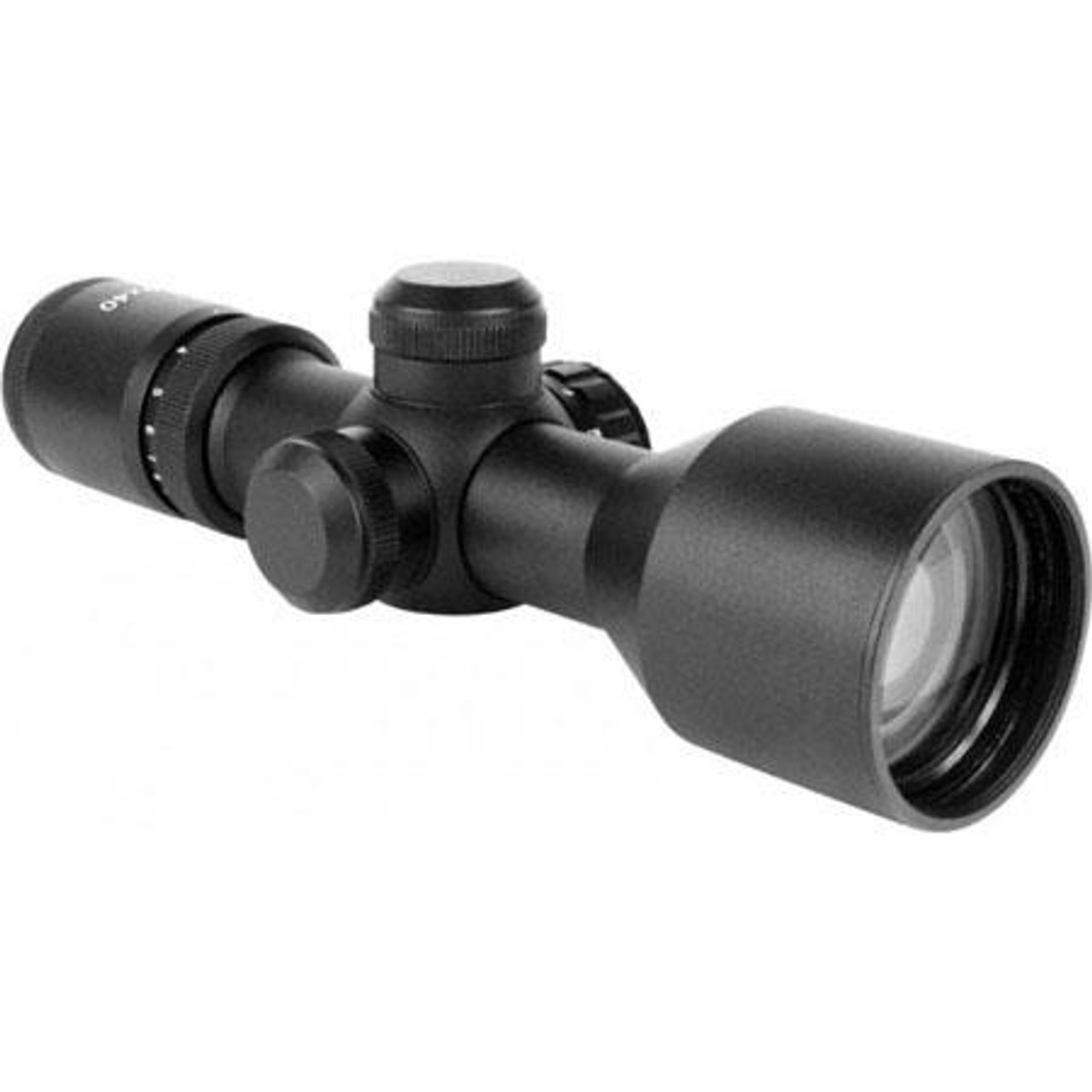 AIM Sports 3-9x40 Compact Riflescope with Rings, , 1" Tube Diameter, Green Fused Multi-coated Lens