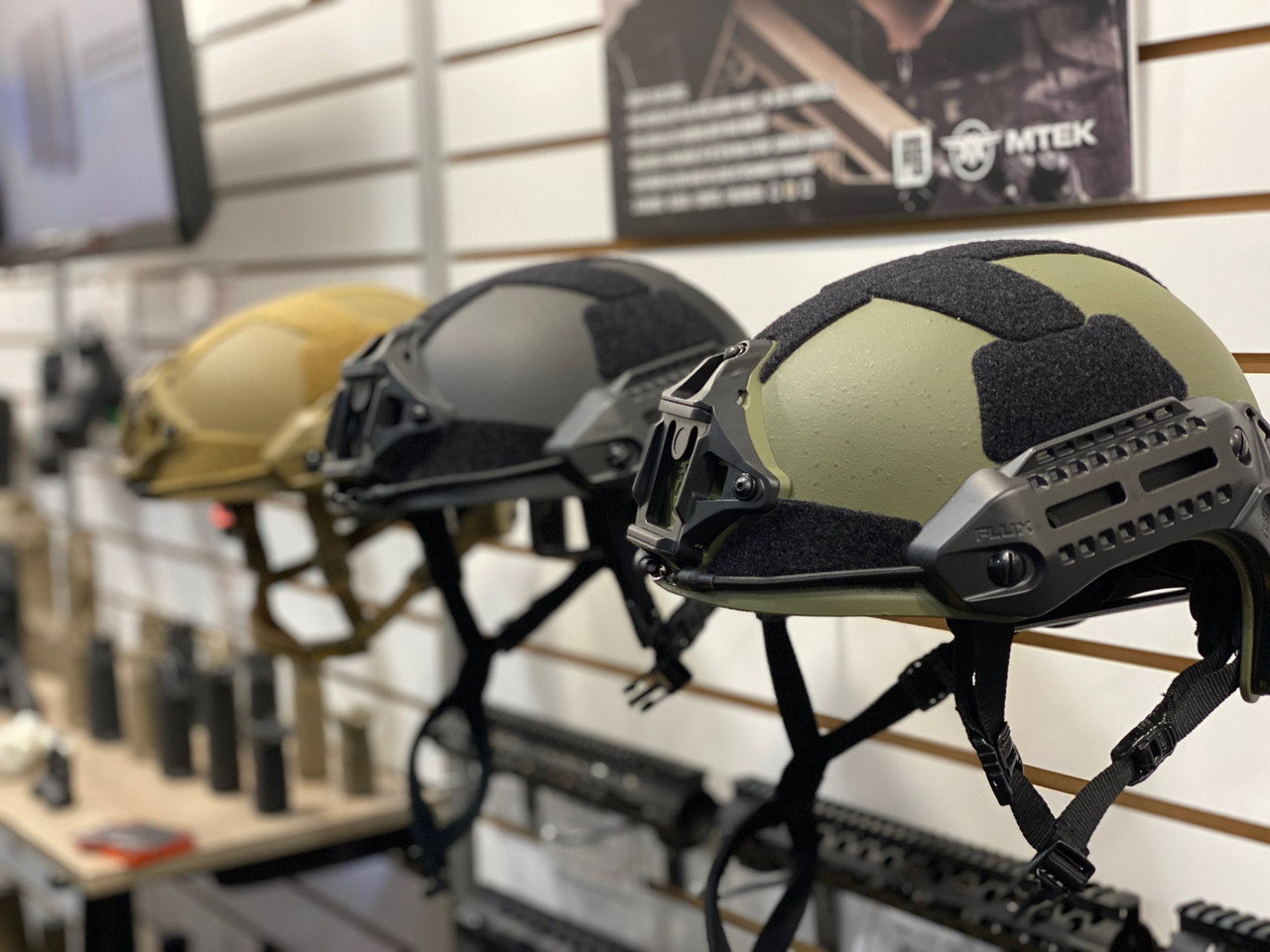 PTS MTEK FLUX HELMET (TAN) - AirsoftJunkiez.com