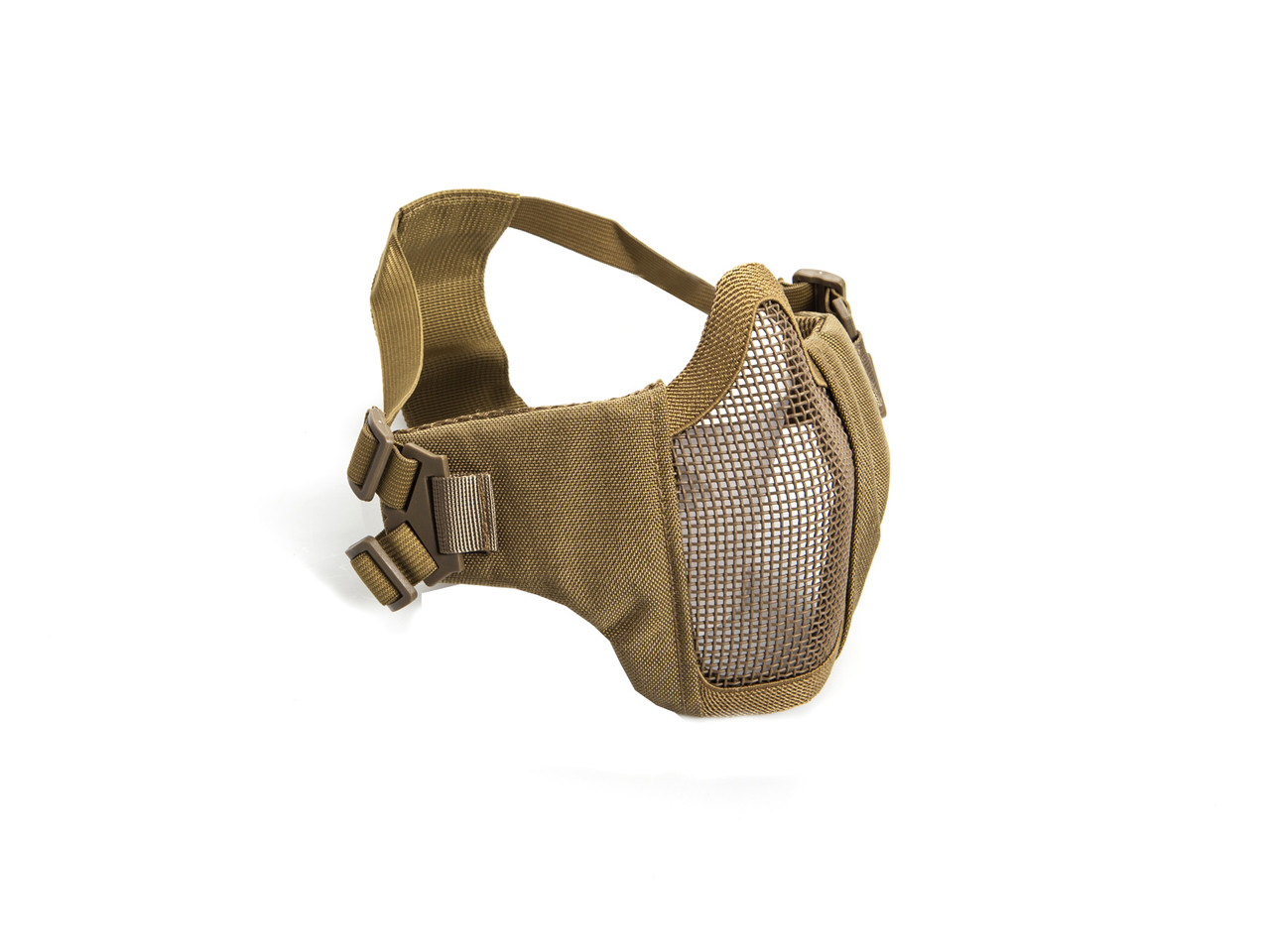 ASG Metal mesh mask with cheek pads, Tan