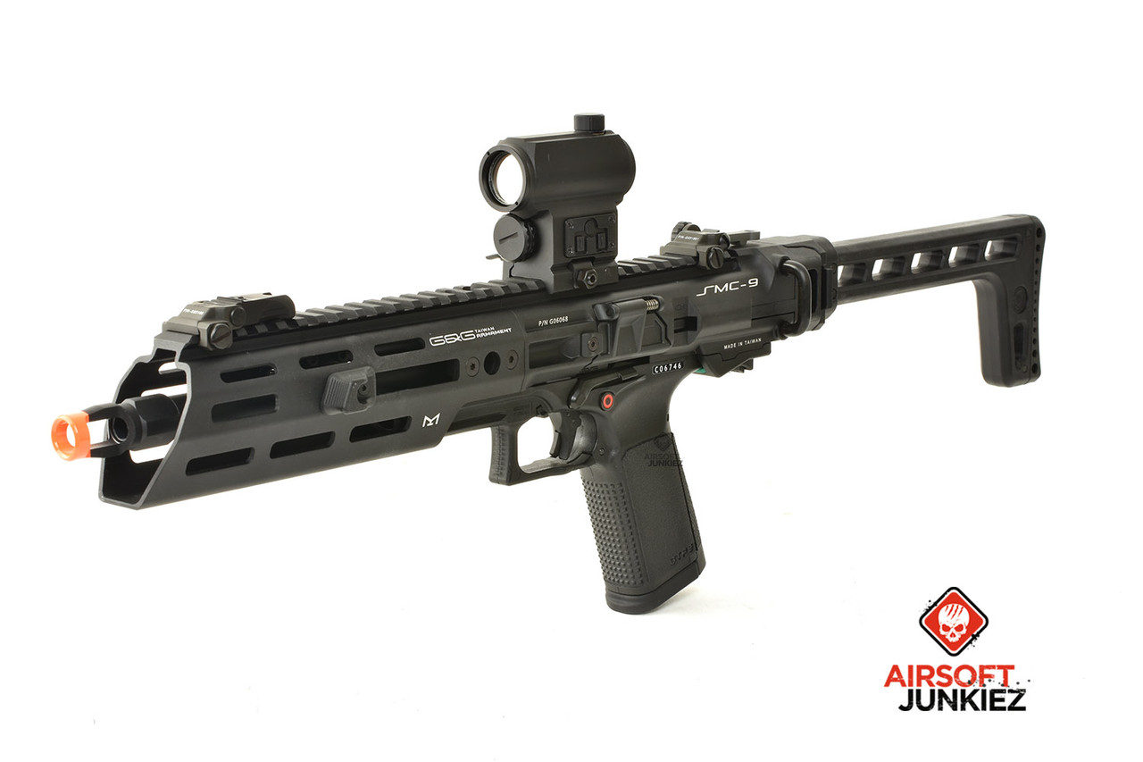 G&G SMC 9 Gas SMG Airsoft Carbine - Black