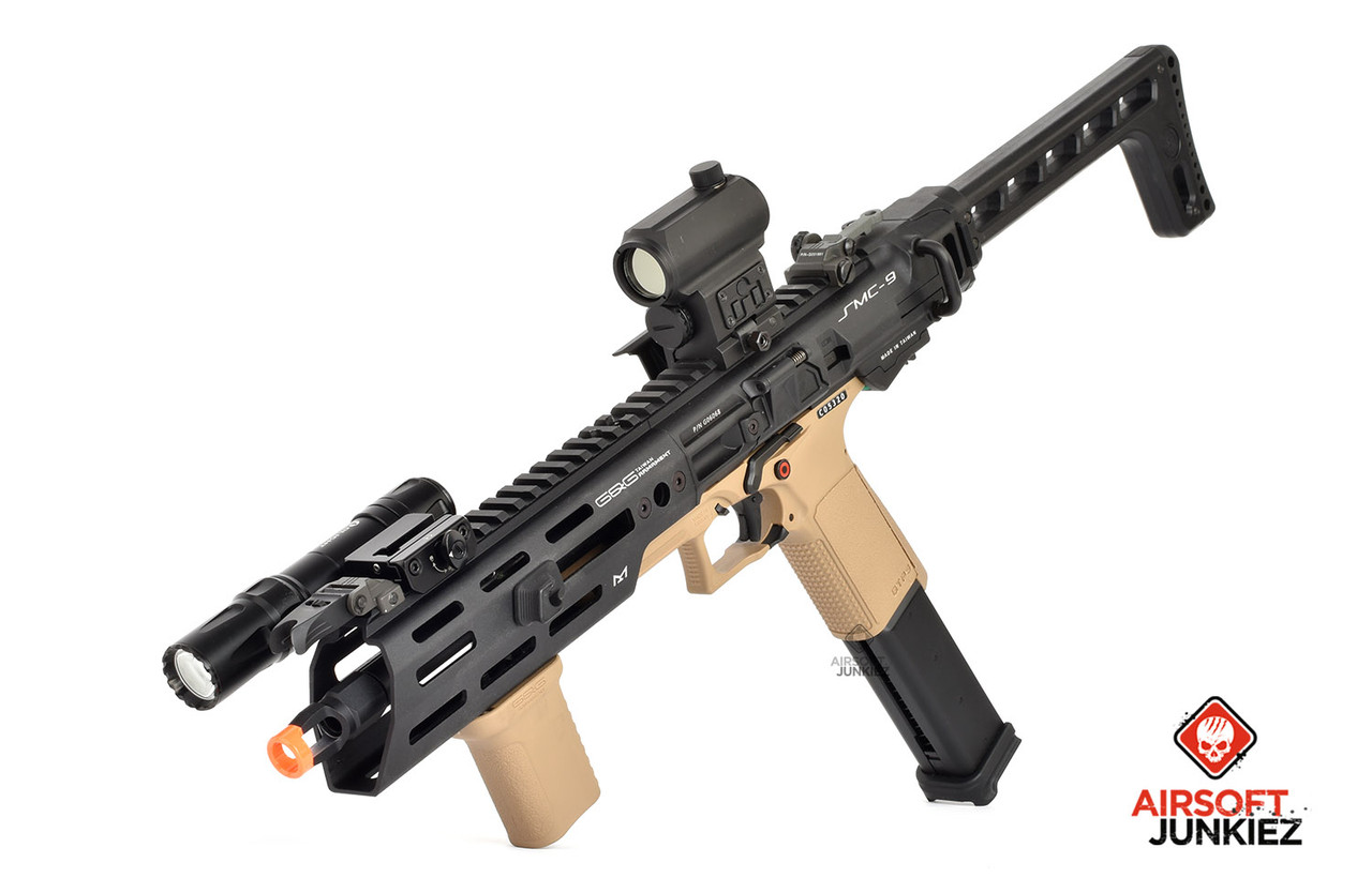 G&G SMC 9 Gas SMG Airsoft Carbine - Tan