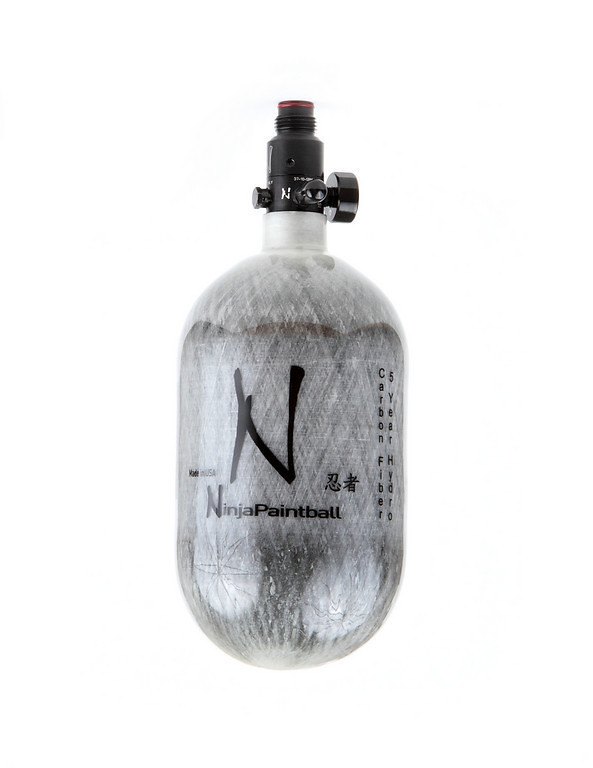 Ninja 68/4500 SLP Carbon Fiber Air Tank (Grey) - AirsoftJunkiez.com