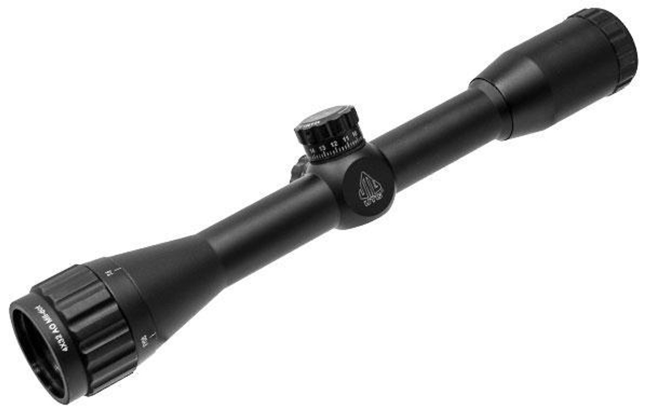 UTG® 4X32 1" TRUE HUNTER® Scope, AO, TF2+, Mil-dot, w/ Rings