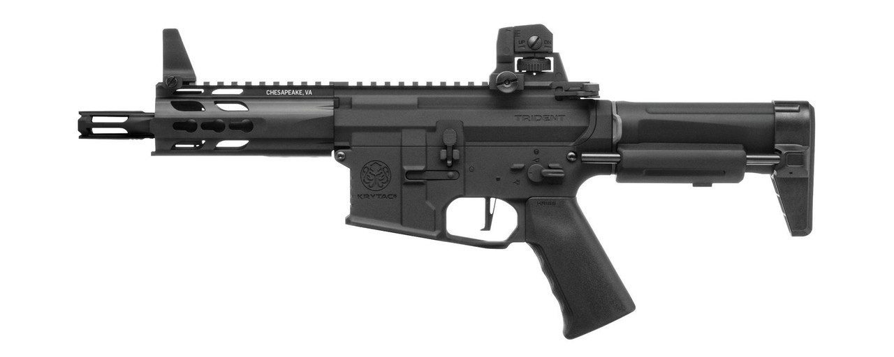 Krytac PDW MK2 AEG Rifle - Black - AirsoftJunkiez.com