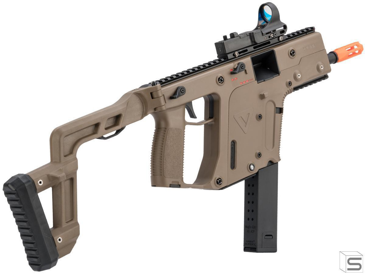 Krytac Vector AEG - Flat Dark Earth - AirsoftJunkiez.com