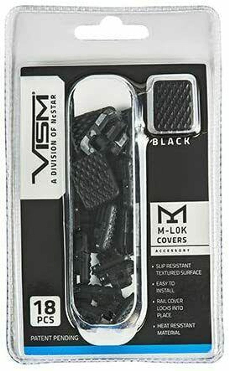 VISM M-lok Covers 18 pack (Black or Tan)