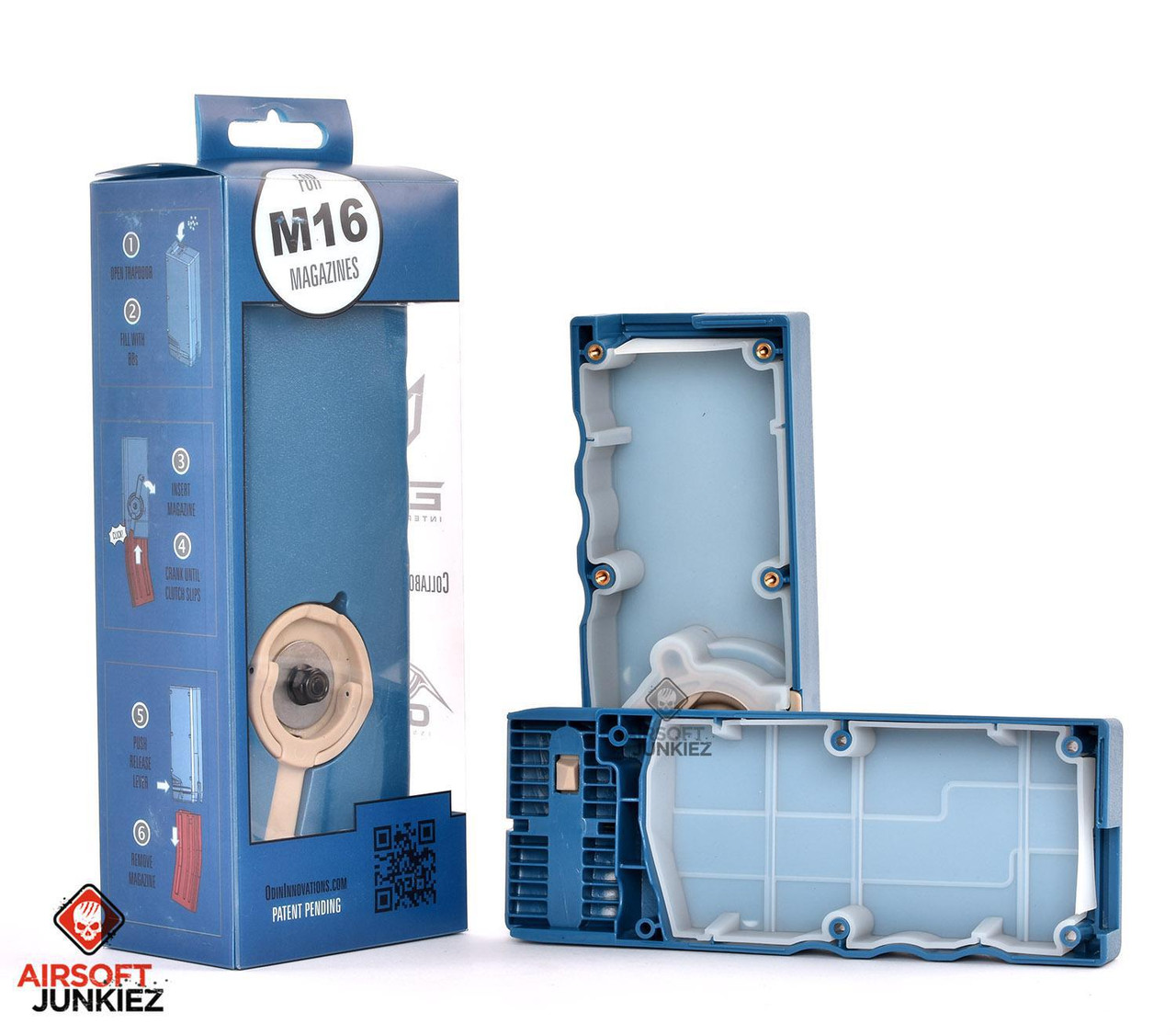 M12 Odin Sidewinder Speed BB Loader (Blue EMG) with Sound