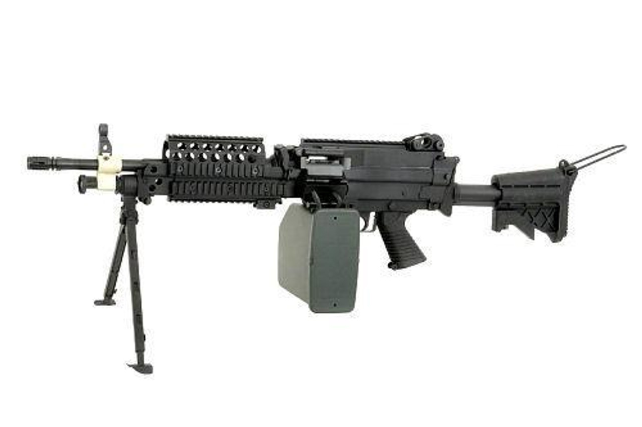 A&K / Cybergun FN Licensed M249 SAW Machine Gun w/ Metal Receiver (Model: MK46)