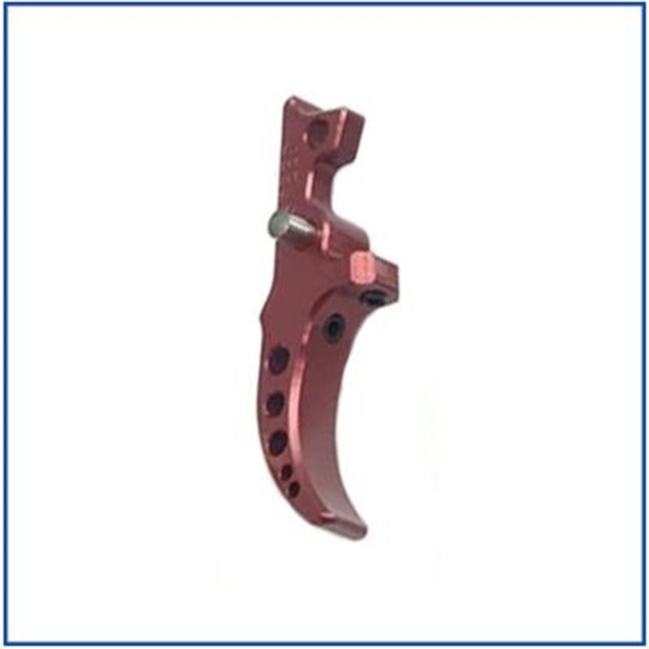 SPEED Airsoft M4 Curved Tunable Trigger Red