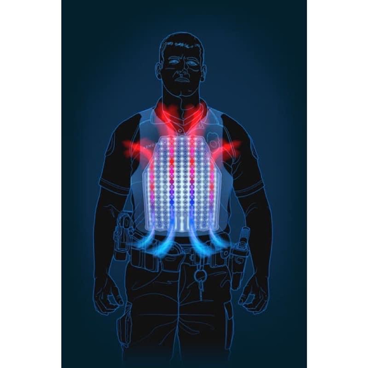 Body Armor Vent "ICE" Ventilation System for Concealable Body Armor