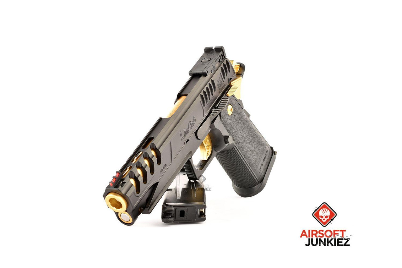 Airsoftjunkiez Custom Hi-Capa - Gold Limcat