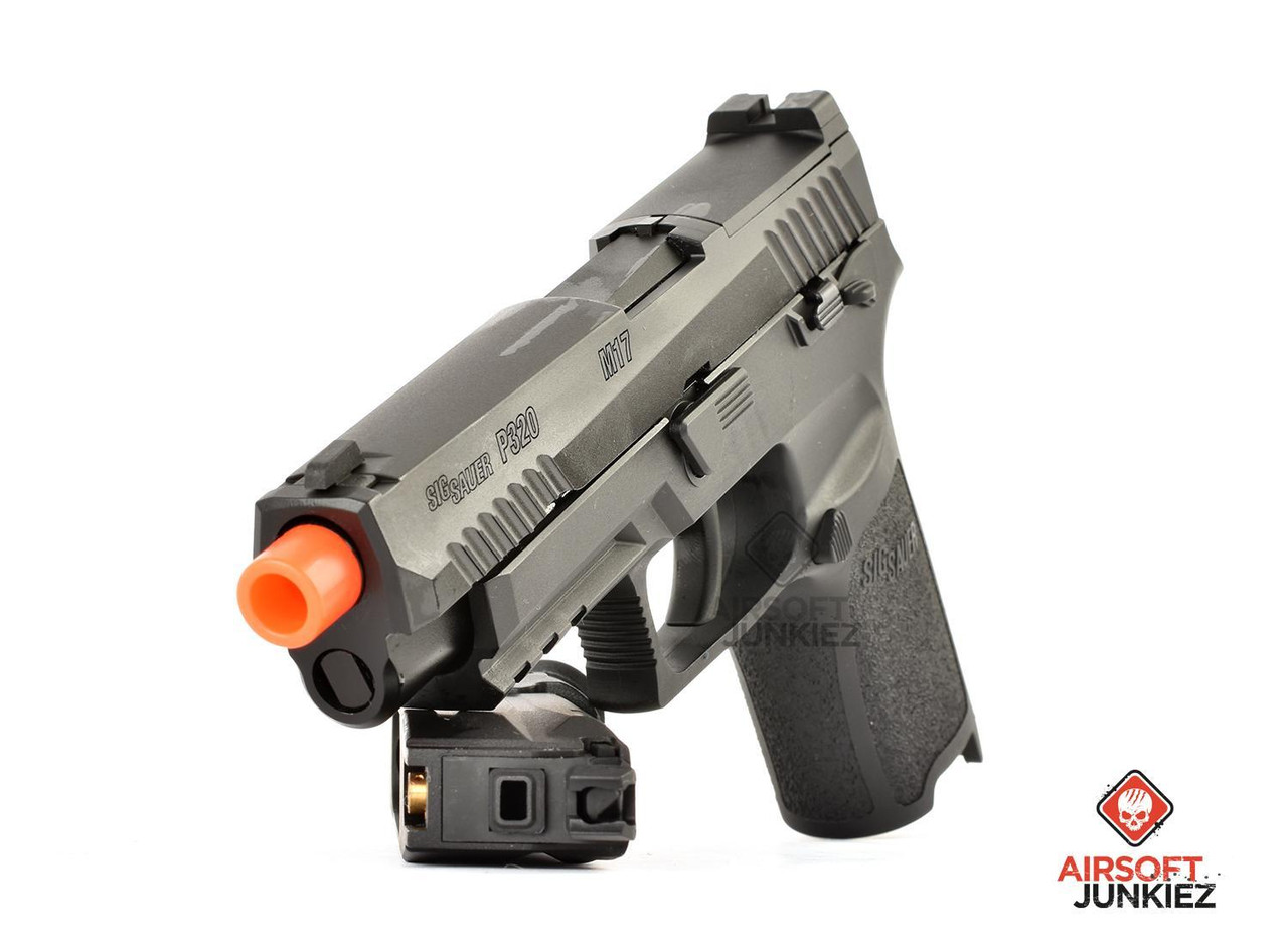 Sig Proforce M17 CO2 Blowback Pistol - Black - AirsoftJunkiez.com