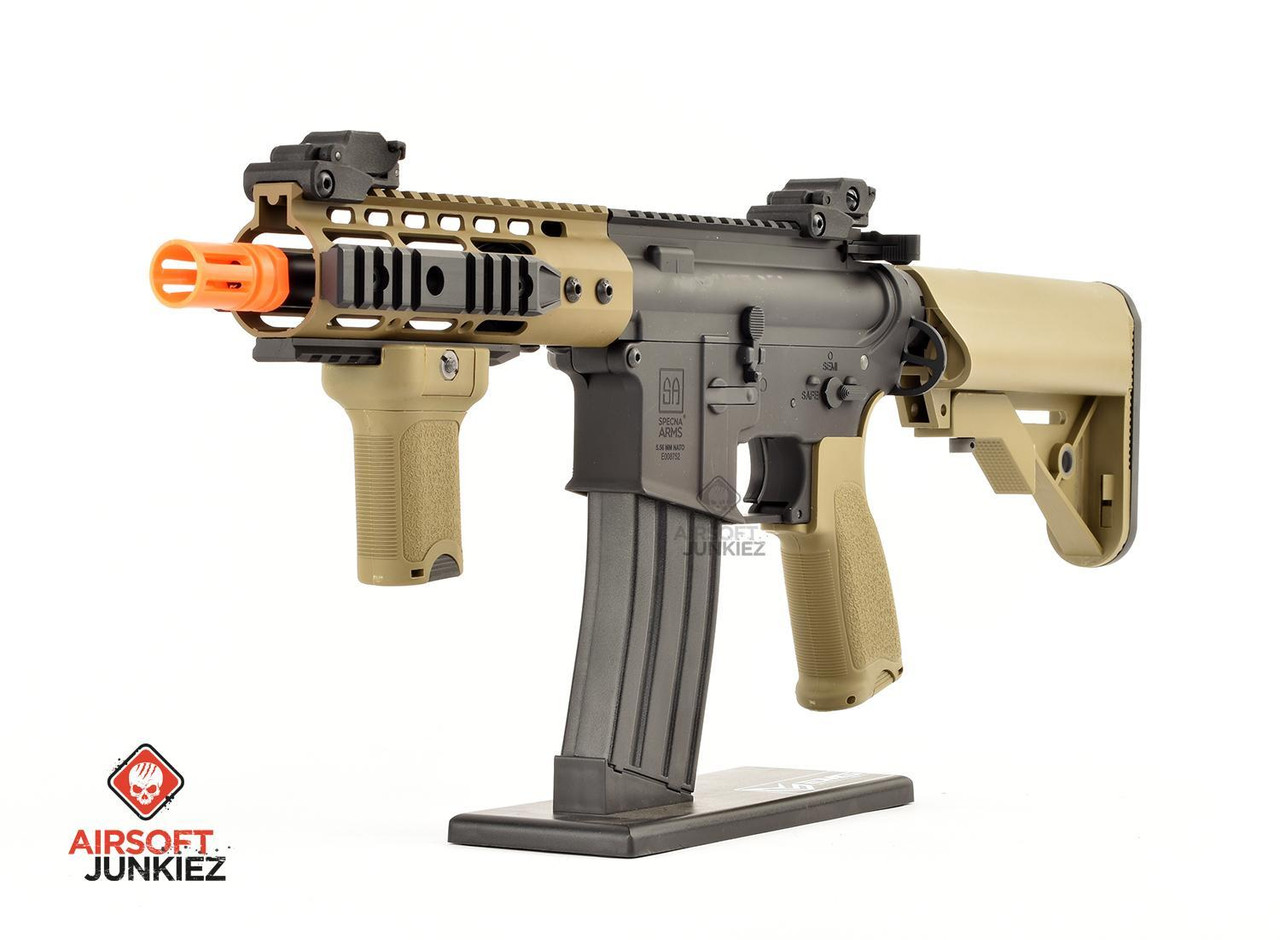 Specna Arms EDGE Series | Black & Tan PDW Keymod (SA-E12-HT