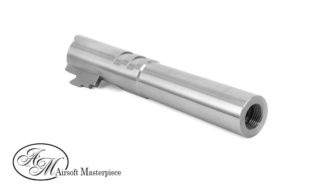 Airsoft Masterpiece .45 ACP STEEL Threaded Fix Outer Barrel for Hi-CAPA 4.3