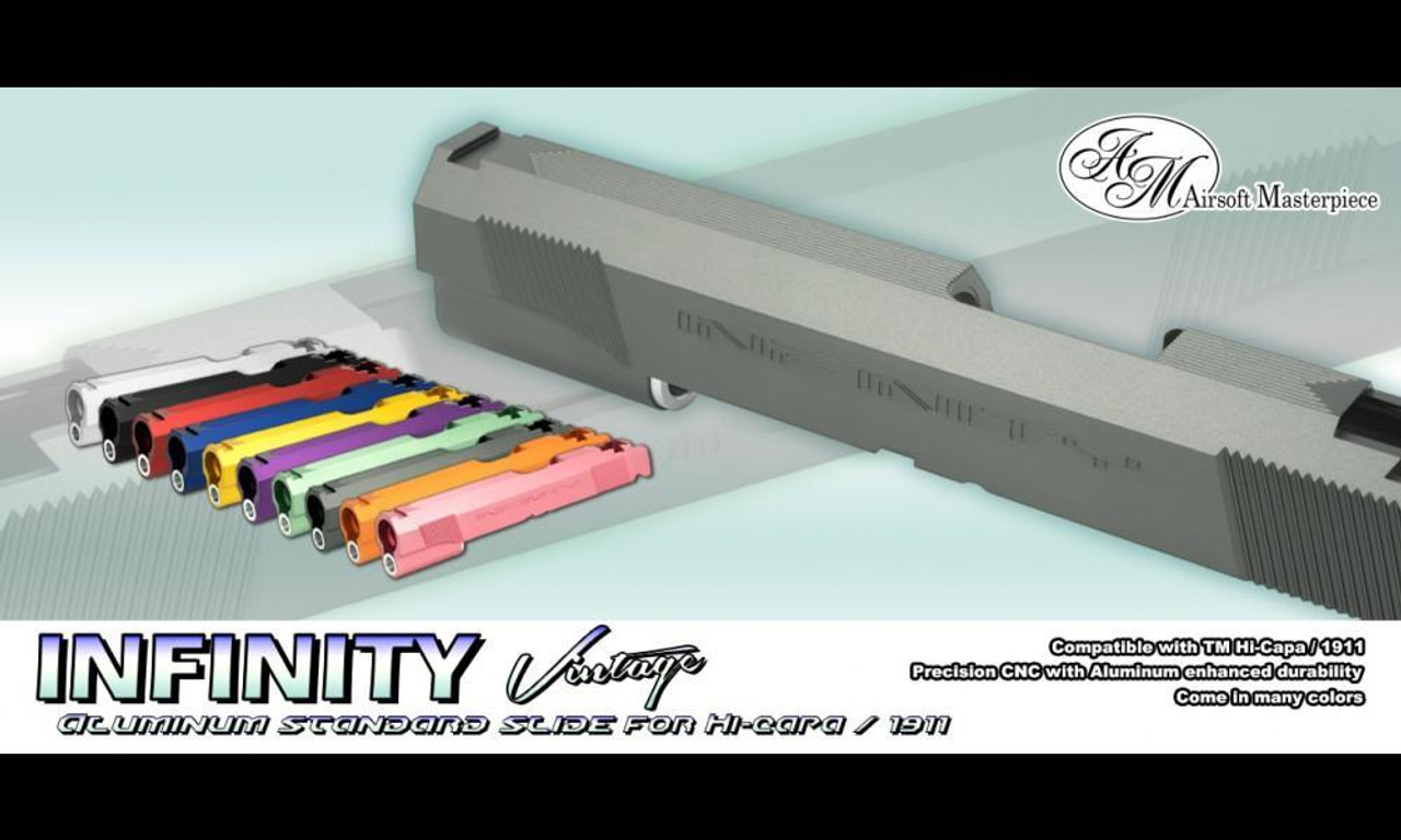 Airsoft Masterpiece Infinity Vintage Standard Slide for Hi-CAPA/1911 | Select Color