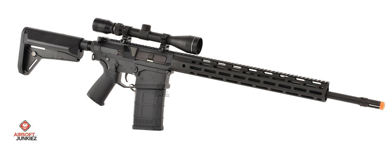 CYMA Platinum SR-25 QBS Airsoft AEG Designated Marksman Rifle | 16.5 M-LOK