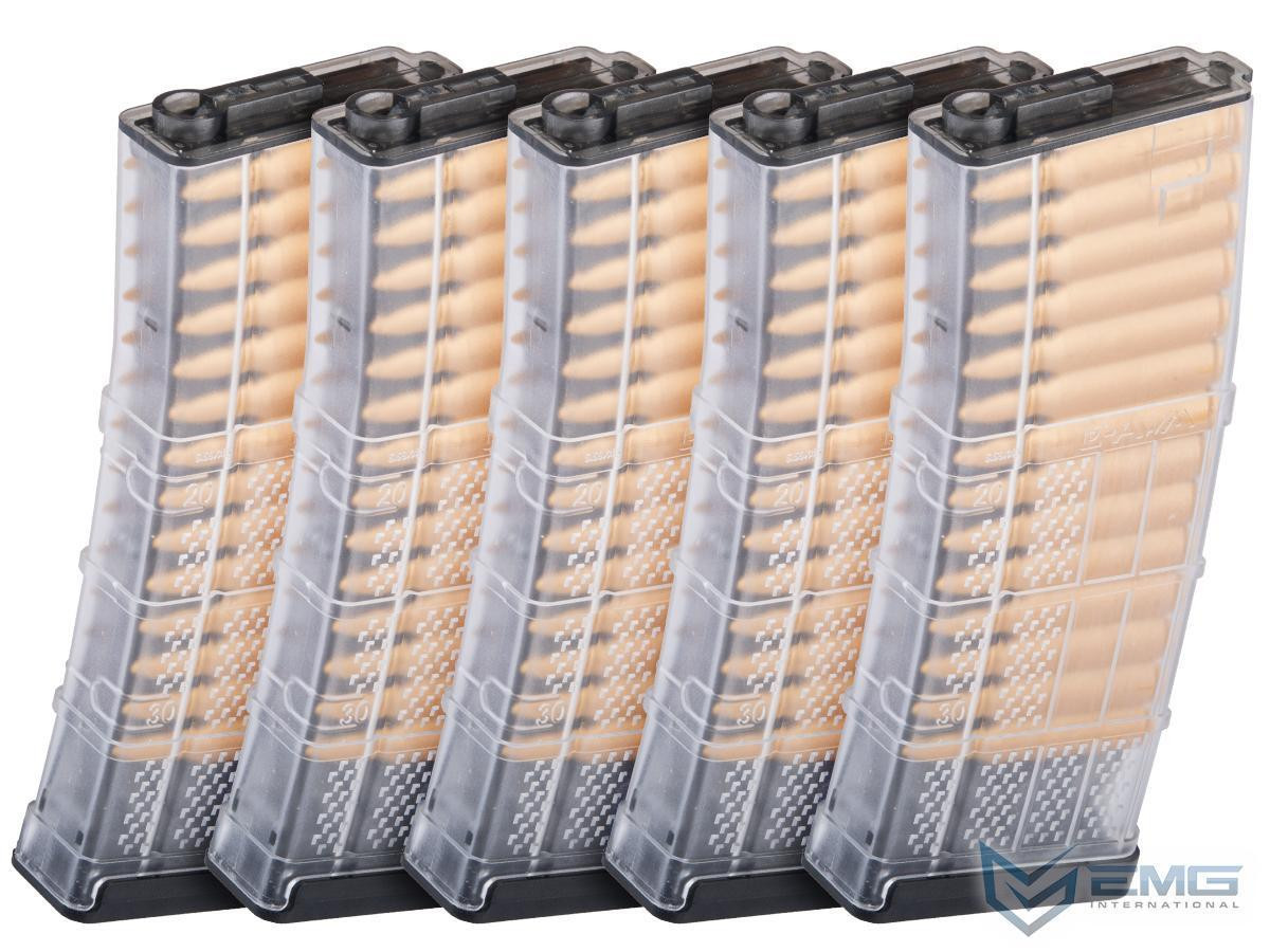 EMG 190rd Lancer Systems Licensed L5 AWM Airsoft Mid-Cap Magazines